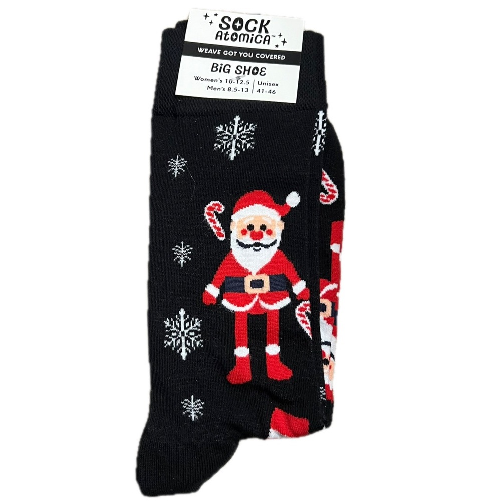 Sock Atomica big shoe Christmas Santa festive holiday unisex